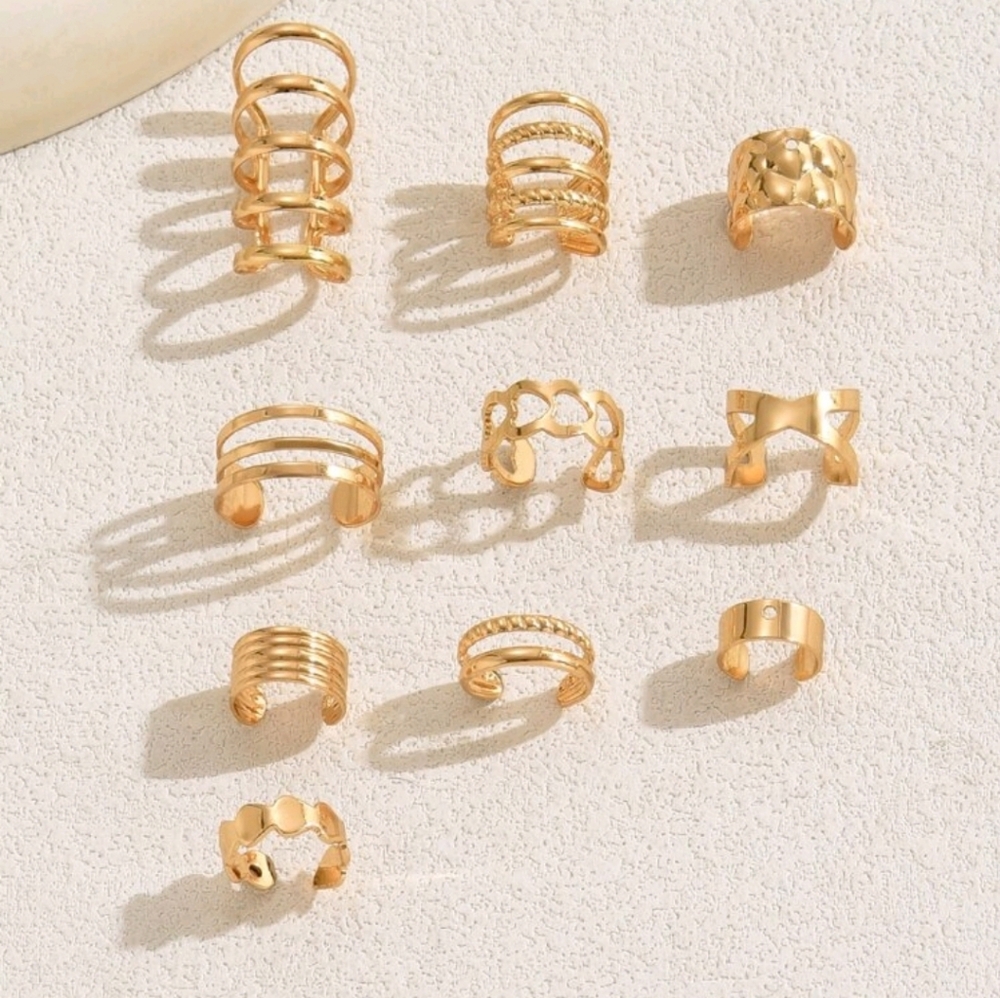 10pcs ear cuffs - Picture 2 of 2